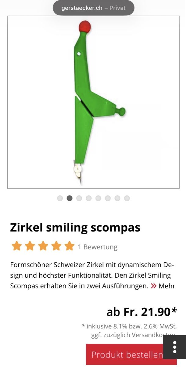 Compassi: Zirkel smiling Swiss Made – Usato da Hittnau venduto da Oracel 2
