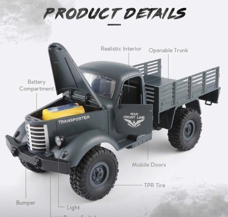 Lastwagen: RC Transporter- 2 4 WD GREEN Ferngesteuert – Neu und originalverpackt aus Seon von Aaargauer01 1