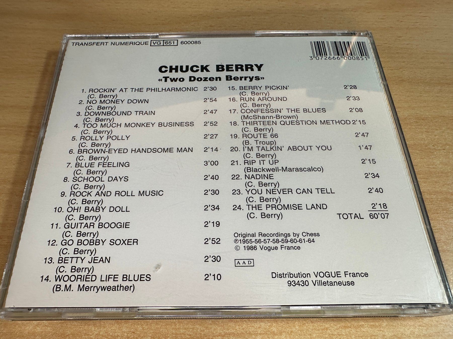 CD: A4 Chuck Berry – Two Dozen Berrys – Usato da Rikon im Tösstal venduto da Alpenmutz 1