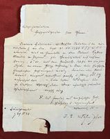 Historisches Eheverkündigungszeugnis 1821 Bäretswil Zürich