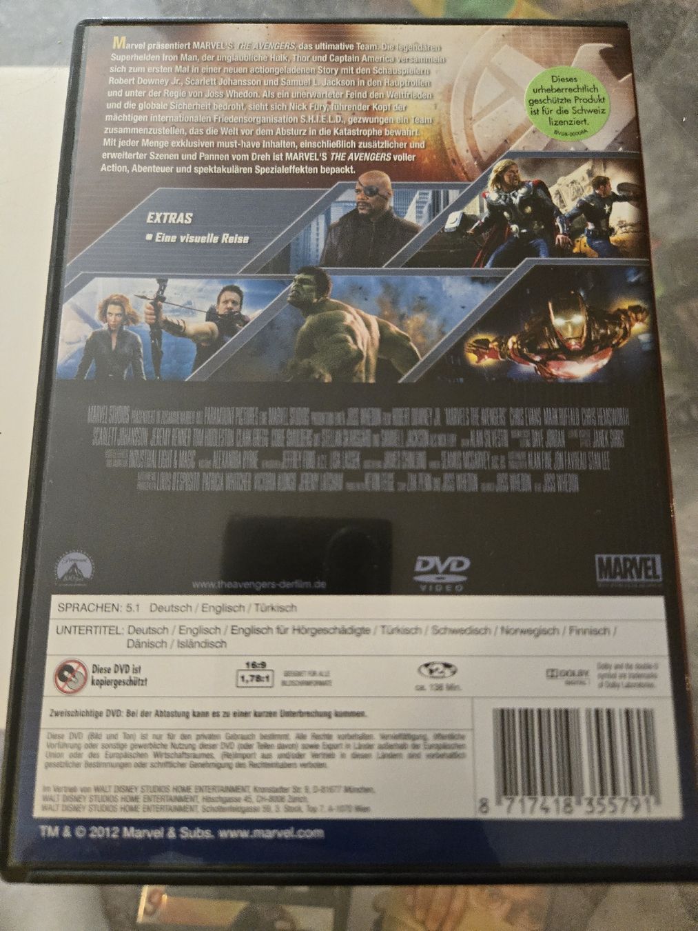 Tutti i DVDs: Avengers DVD – Usato da Bussigny venduto da Kfdlt 1