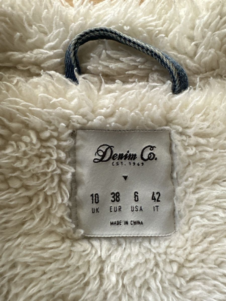 Jacken: Denim Co. Jacke mit Teddyfutter, Gr. 38, ALLES MUSS WEG! – Gebraucht aus Emmen von moodle13 1