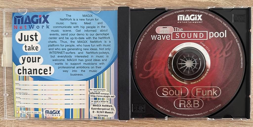 CD: Magix - Soundpool - RnB Soul Funk – Usato da Zofingen venduto da Kolega01 1