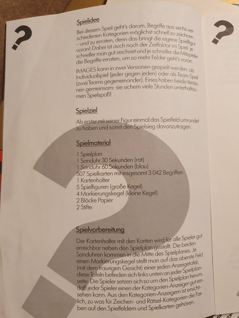 Spiele: IMAGES Ratespiel – Gebraucht aus Zürich von dialout 4