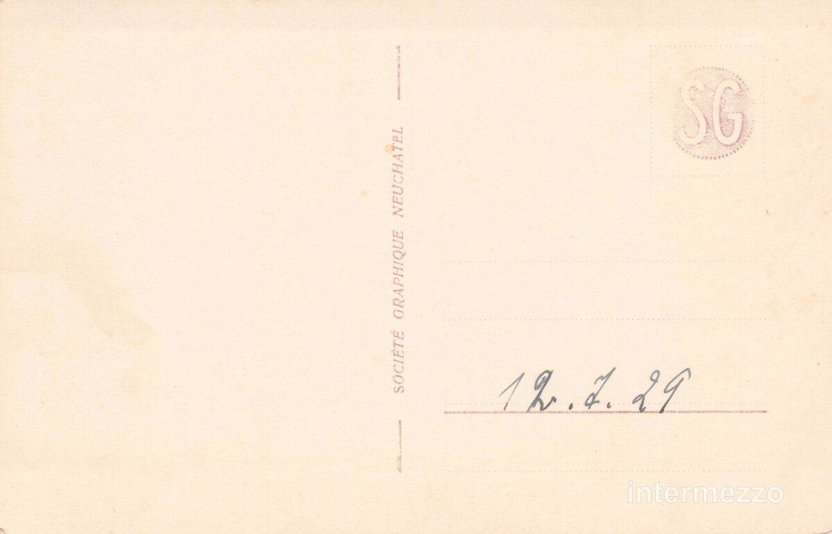 Cartoline postali: Simplon VS // 1929 Simplon-Dorf – Usato da Basel venduto da intermezzo12 1