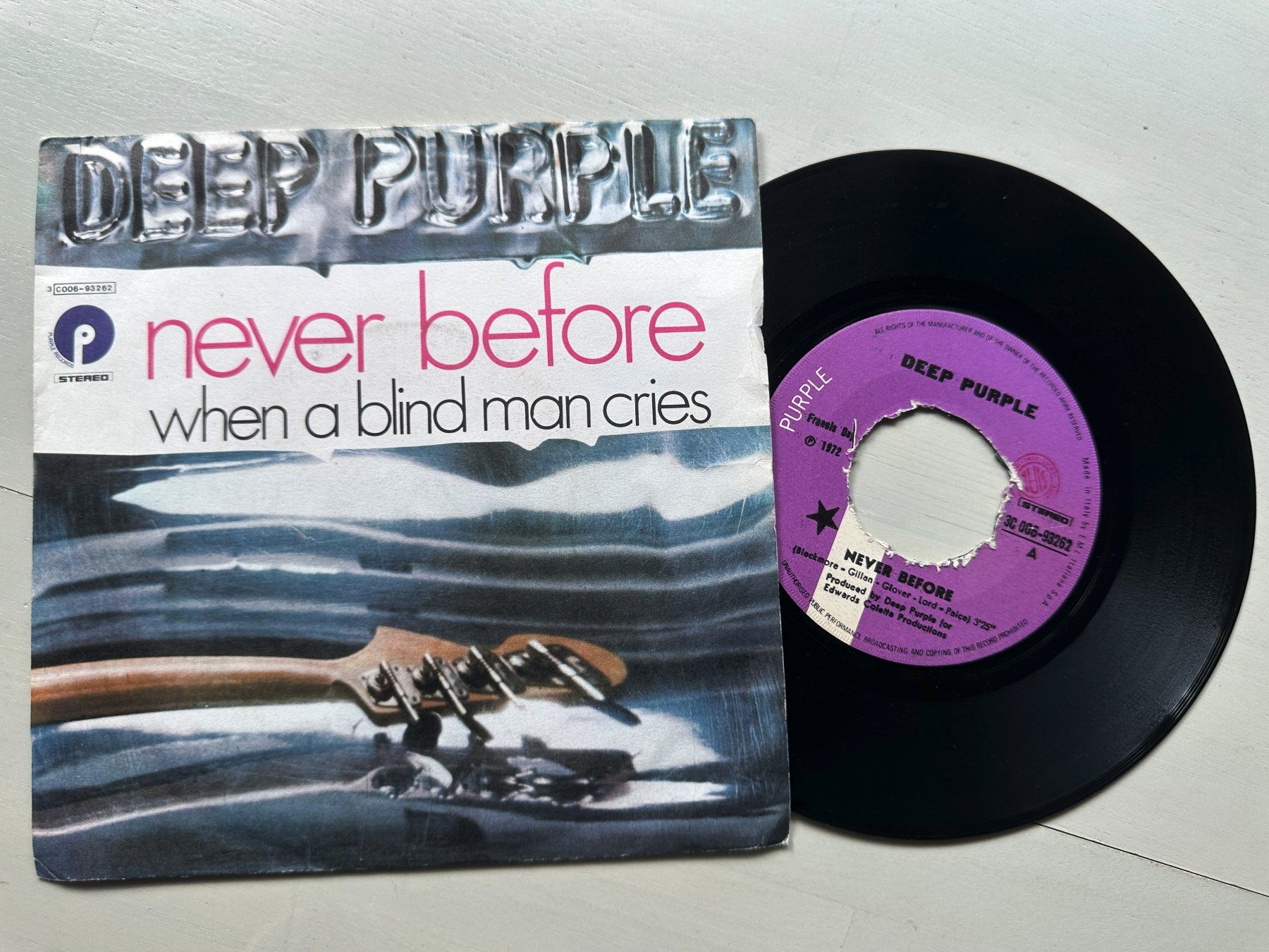 Vinyles: DEEP PURPLE rare Never before Single 70's Kult Italy differn – D'occasion à Basel par Partridge