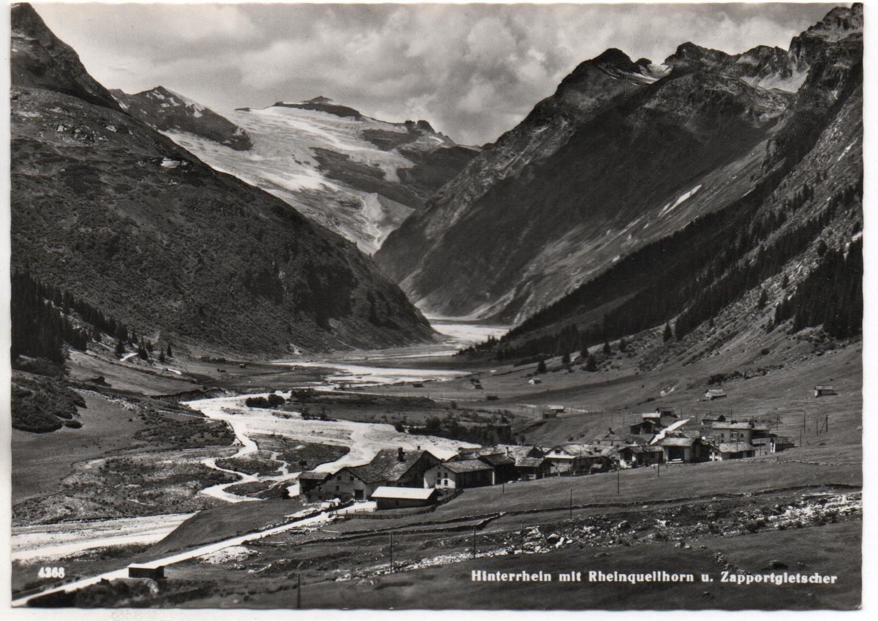 Cartes postales: HINTERRHEIN mit Zapportgletscher – Neuf (Voir description) à Jona par philajona