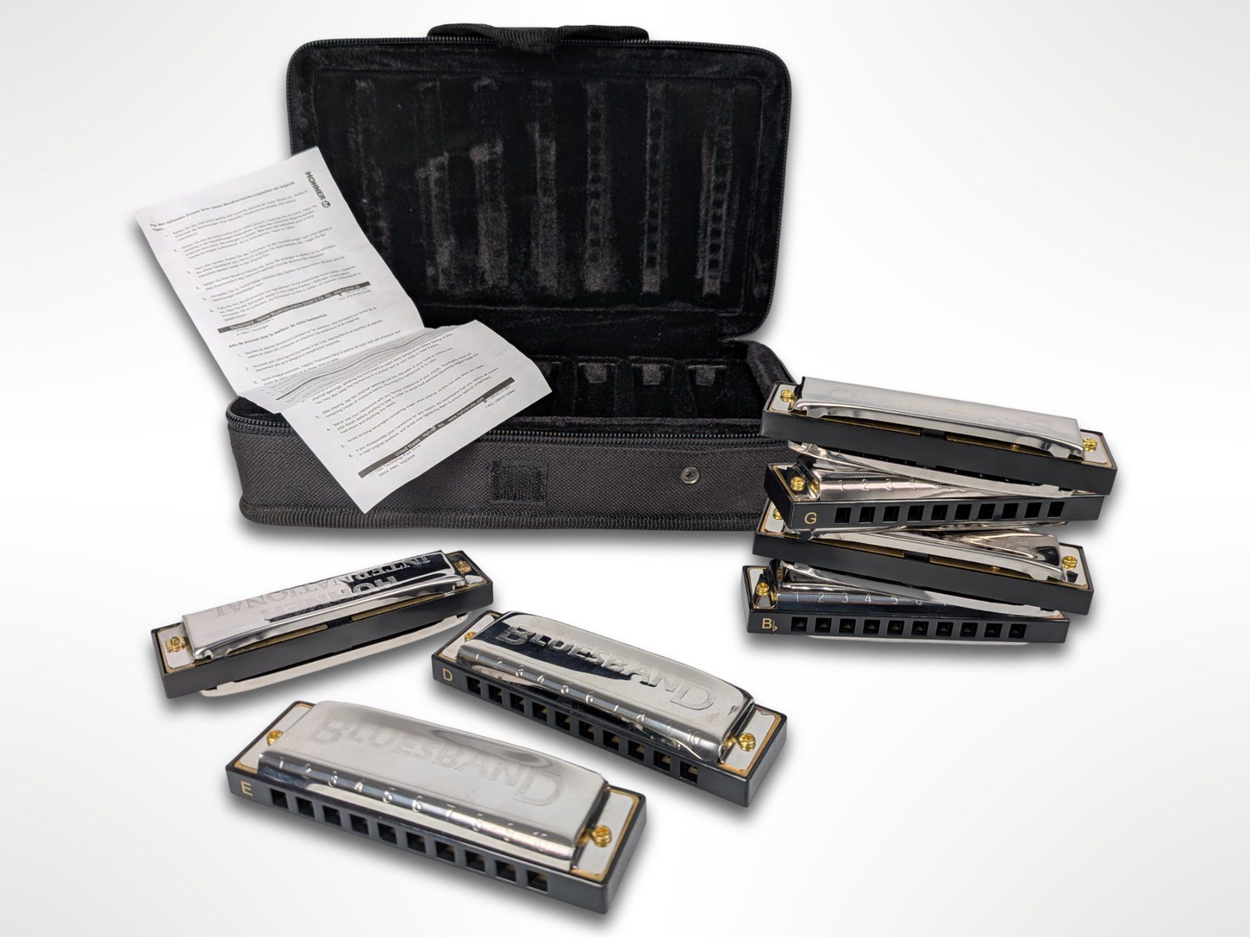 Hohner Musikinstrumente: HOHNER Blues Harmonika Set mit Lehrbuch – Gebraucht aus Suhr von Restwert_Suhr 2