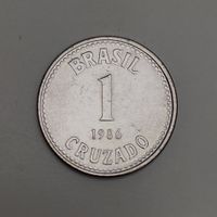 1 Cruzado Münze Brasilien 1986