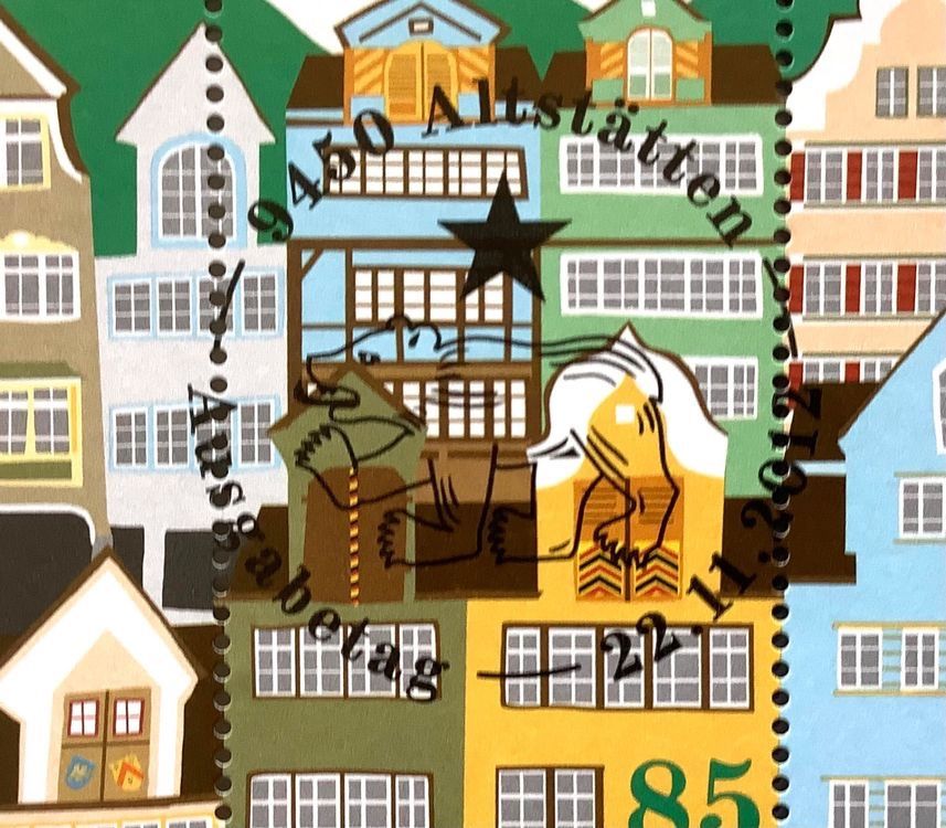 Alle Briefmarken: 2012-2013 Tag der Briefmarken ET mit VOLLSTEMPEL – Neu (gemäss Beschreibung) aus Liestal von Skunk02 2
