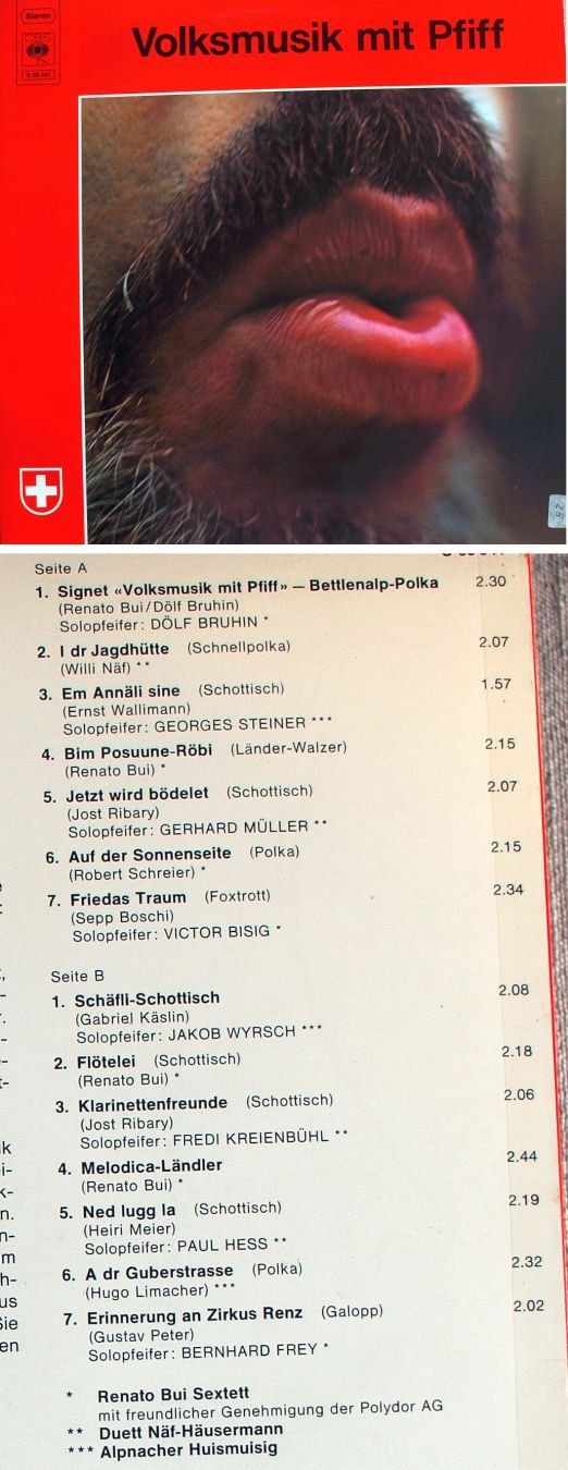 Dischi in vinile: LP: Volksmusik mit Pfiff – Usato da Trimmis venduto da Dres2