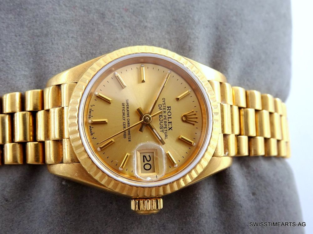 Rolex Orologi: ROLEX DATEJUST 18K 1988 AUTOMATIK 69178 DAMENUHR – Usato da Zürich venduto da SWISSTIMEARTS-AG 3