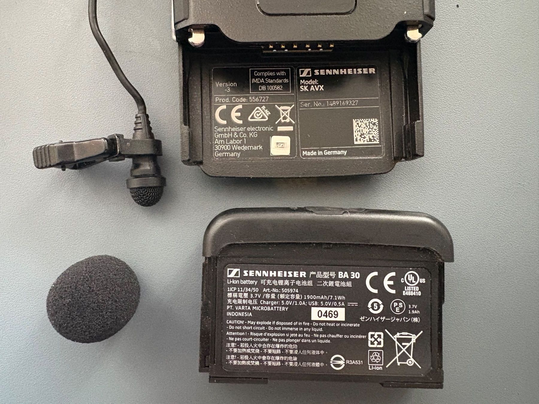 Sennheiser Microphones: SENNHEISER AVX-MKE2 Set: Mic, Sender, Empfänger – D'occasion à Schwändi GL par Lego_und_co 1