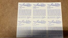 Aladdin Panini Sticker - Seltene Disney Sammelsticker!