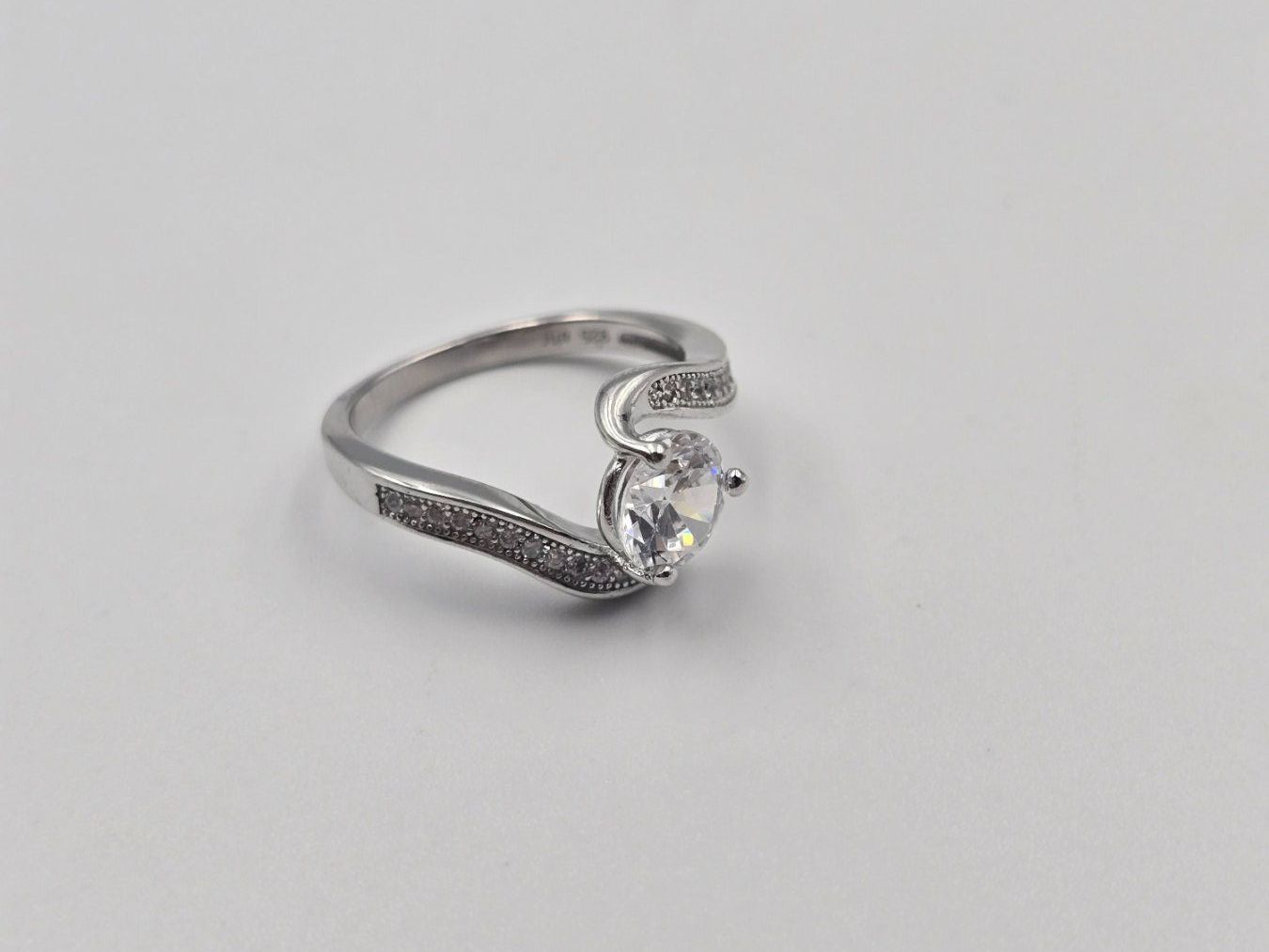 Anelli: Ring Silber 925 Zirkonia Gr. 54 – Nuovo e nell'imballaggio originale da Zug venduto da gold.schmuck 2