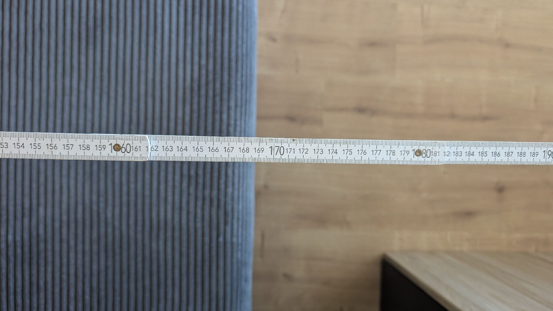 Sofas: Graues Cord Ecksofe – D'occasion à Bremgarten AG par Tabea1108 4