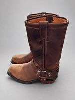 Chippewa Biker-Boots Leder braun, Gr. 45