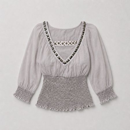 Tunika Blusen Shirt Gr. S - chic mit Pailletten