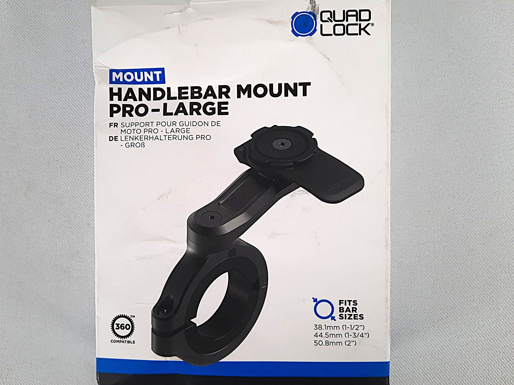 Quad Lock Support: QUAD LOCK Motorcycle Handlebar – Neuf (Voir description) à Beinwil am See par Restwert_Beinwil 5
