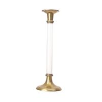 Vintage Kerzenständer Messing & Acryl – Hollywood Regency