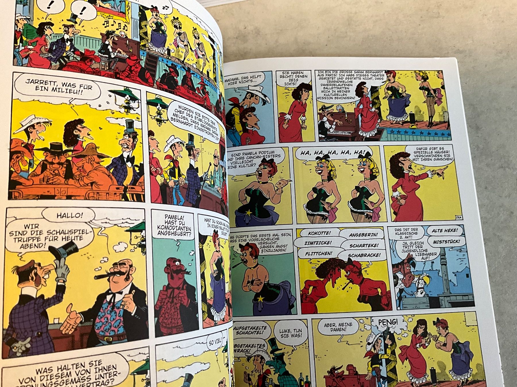 BD: Lucky Luke - Sarah Bernhardt Comic - Band 35 – D'occasion à Agriswil par Ueli03 1