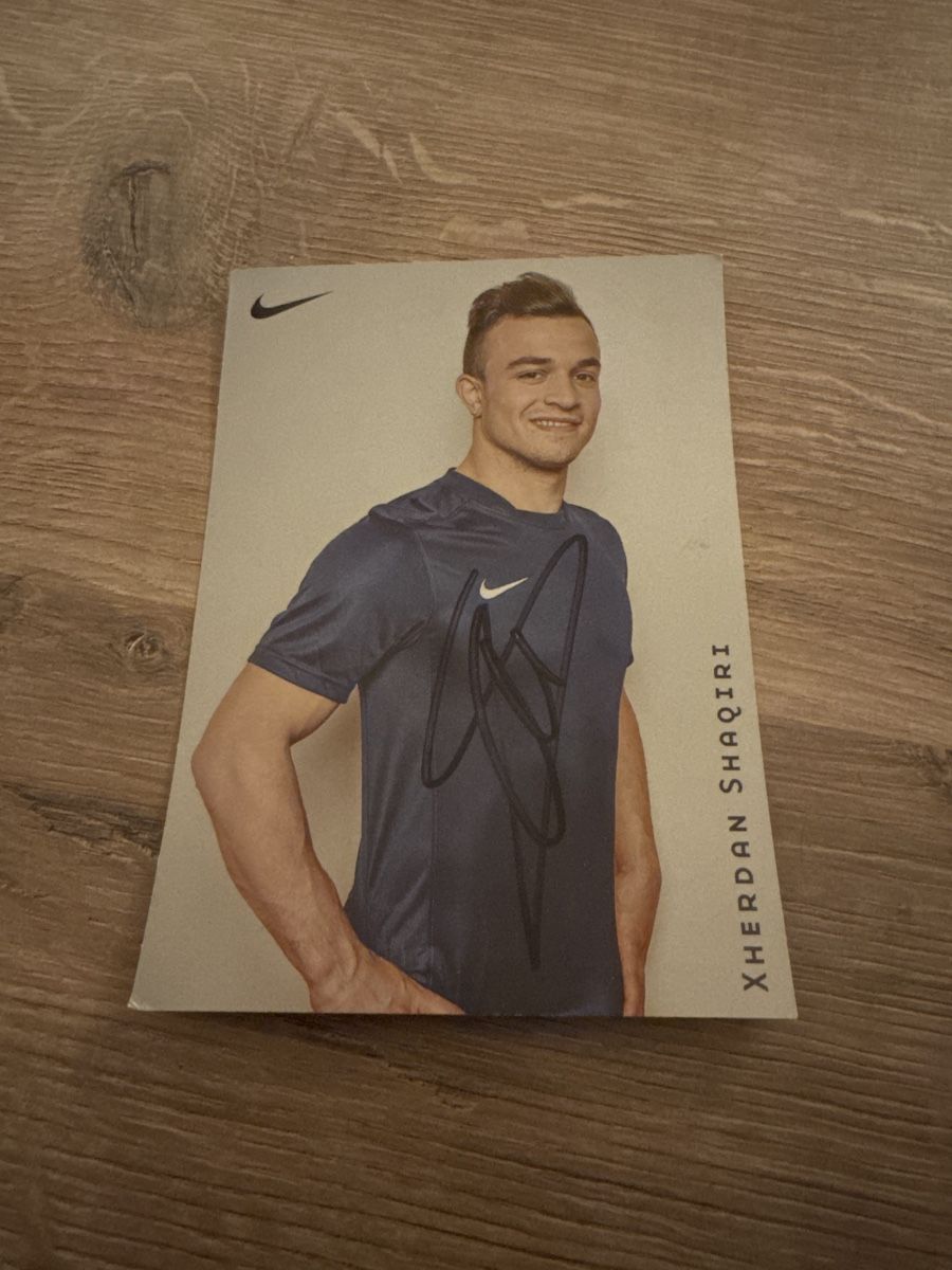 Autografi: Autogrammkarte Shaqiri (original) – Usato da Salmsach venduto da kim_686b