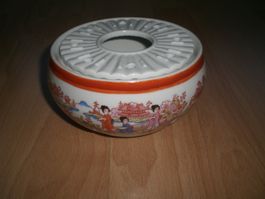 Echtes japanisches Stövchen mit Geisha Motiven