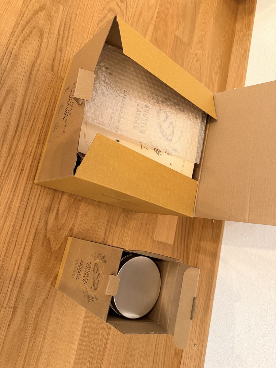 Teglie da forno: KRUSTEN ZAUBER Gärkörbchen-Set und Sauerteig Starter-Set – Nuovo e nell'imballaggio originale da Luzern venduto da Mir_Daria 1