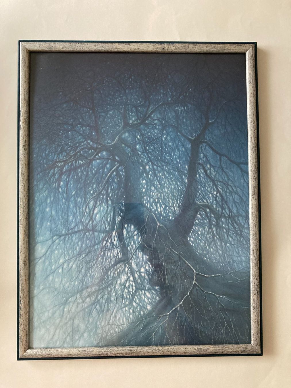 Foto & Immagini: FRIEDRICH  HECHELMANN   Kunstdruck  BAUM  Holzrahmen  / Glas – Usato da Subingen venduto da ArtBead 7