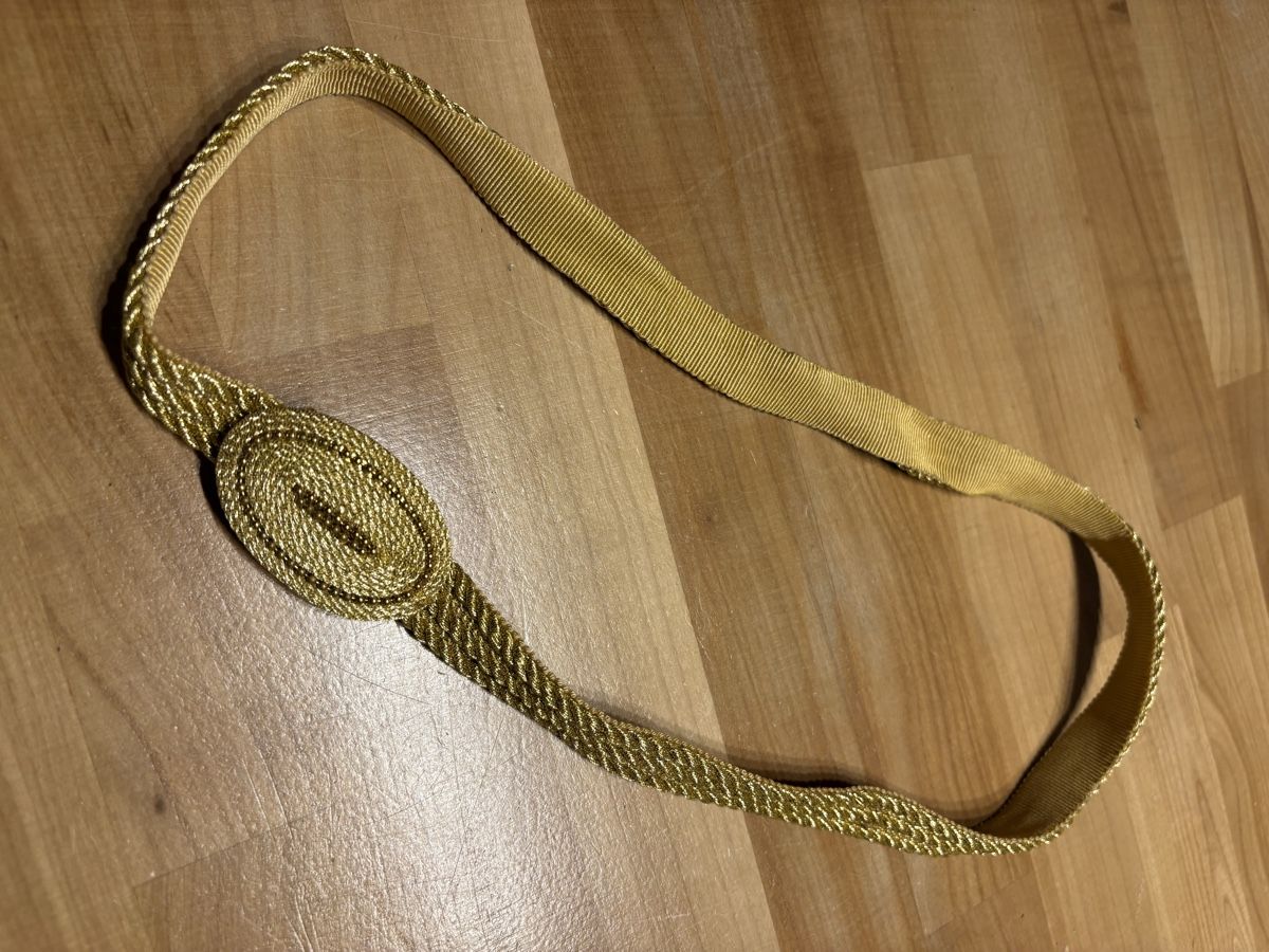 Gürtel: Talliengurt Gold farbig / 70 cm – Gebraucht aus Rümlang von euqinom16 1