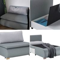 NEUW 💥 Schlafsessel "KENY“ Schlafsofa grün-grau