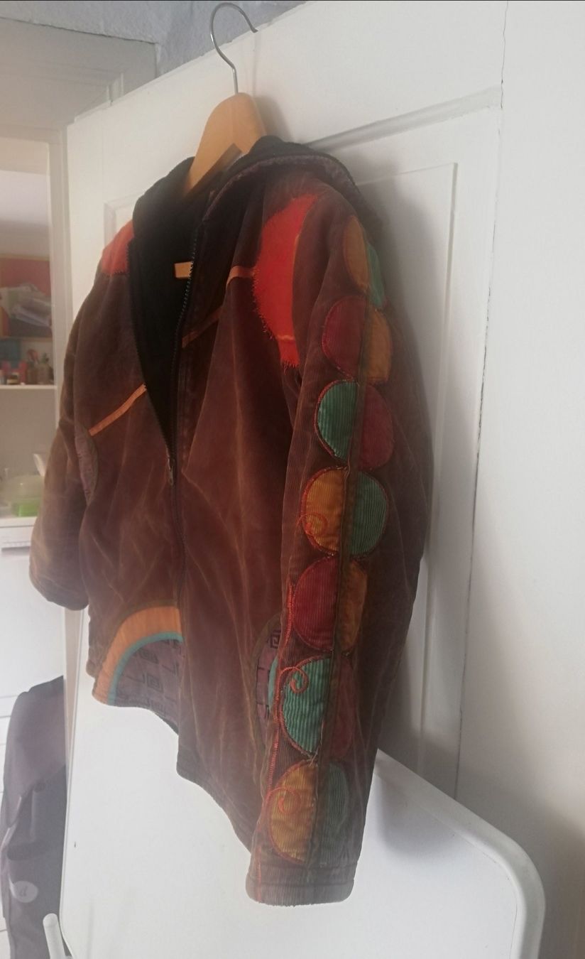 Giacche: Coole Jacke, braun gemustert, ca Grösse 152/ 158 – Usato da Bühler venduto da Frohkost 1