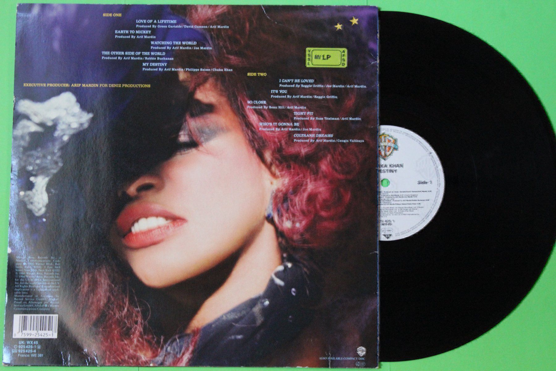 Dischi in vinile: Chaka Khan - Dastiny LP Vinyl Germany 1986 – Usato da Tübach venduto da JamesStone