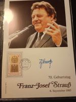 Franz-Josef Strauss - Philswisskarte -18x26cm
