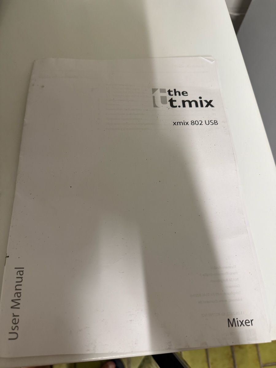 Console di mixaggio: Ab CHF 1 The t.mix 802 USB Mixer – Usato da Zürich venduto da CottleGuitar 1