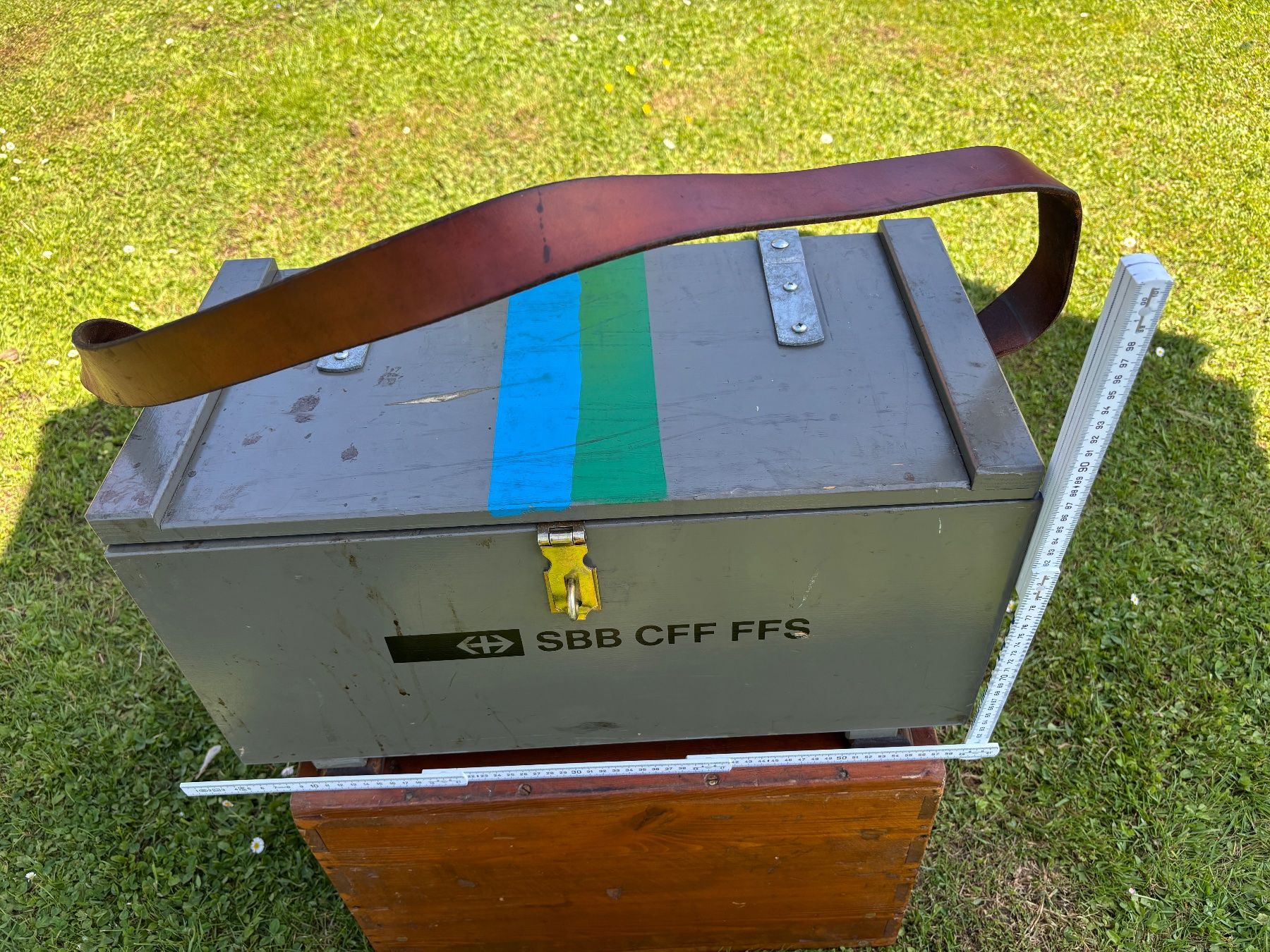 SBB/CFF/FFS Borse: seltene alte SBB Werkzeugkiste – Usato da Feldbach venduto da Olive1 9