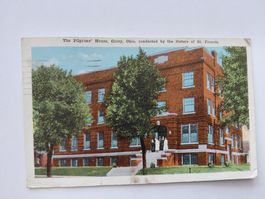 Alte Postkarte Pilgrims House Carey Ohio Schwestern von S...