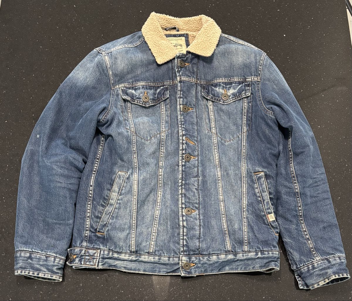 Jack & Jones Jacken: Jack and Jones Jeansjacke mit Teddyfell – Gebraucht aus Steffisburg von gio_w2pf