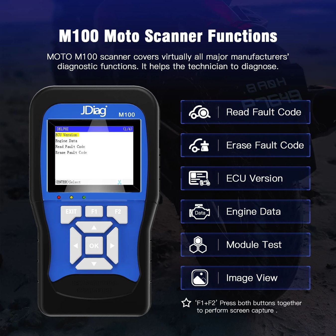 Scanner: JDiag M100 Universal Motorrad Scan Tool – Nuovo e nell'imballaggio originale da Malans GR venduto da BUYBEST-Schweiz 2