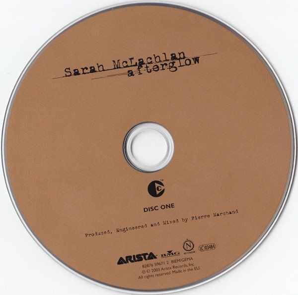 CD: set 2CD's - Sarah McLachlan - After Glow – Usato da Unterbäch venduto da eqlut 2
