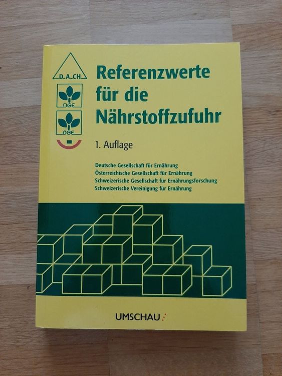 Buch Referenzwerte für Nährstoffzufuhr Kaufen auf Ricardo