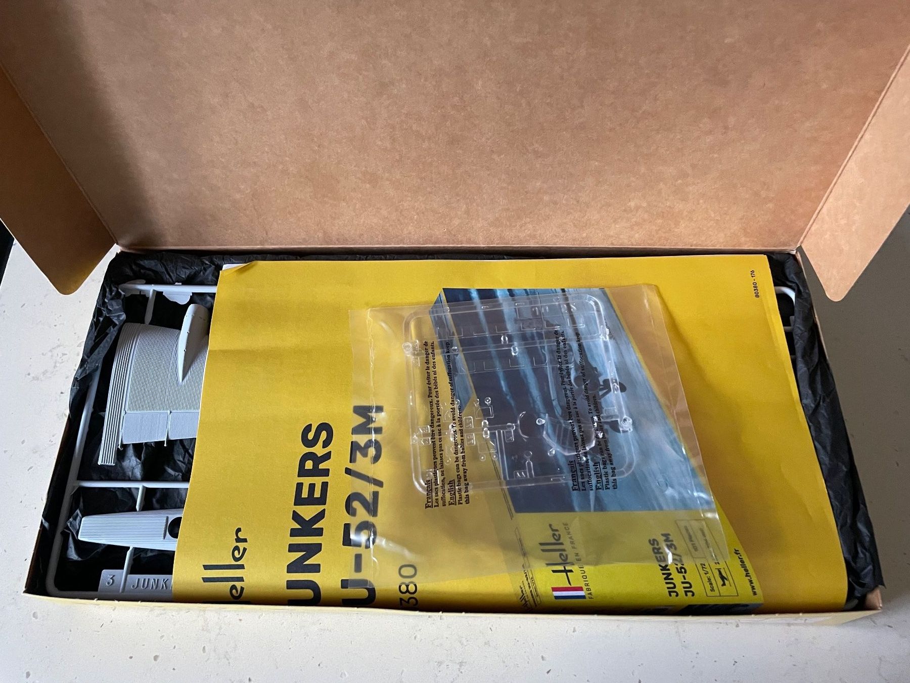 Kit di costruzioni: Bausatz JU-52 von Heller 1:72 - NEU – Nuovo e nell'imballaggio originale da Uster venduto da scp25 3