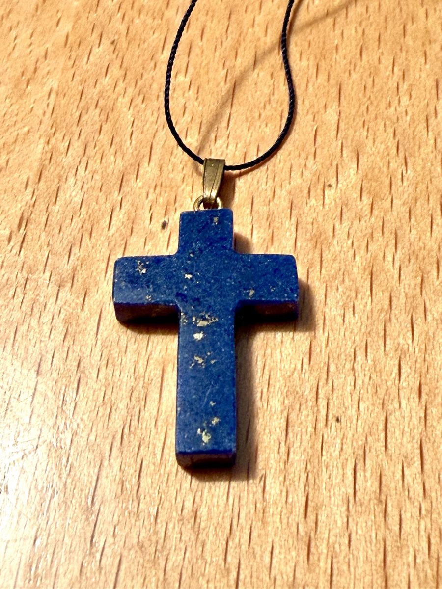 Anhänger: Lapis Lazuli Kreuz Anhänger – Neu (gemäss Beschreibung) aus Erlenbach ZH von Ritschly