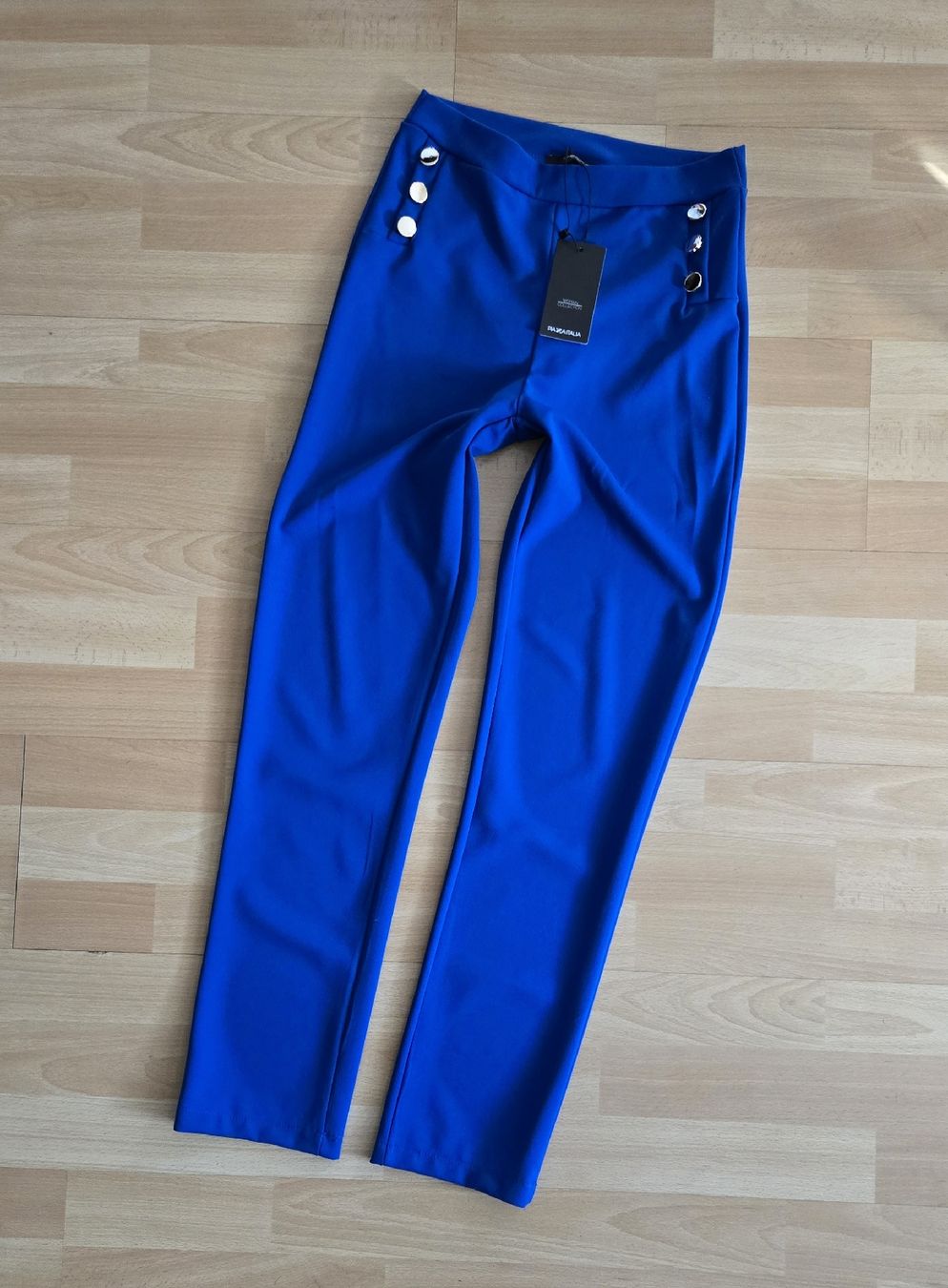 Pantaloni: Neu blaue elegante Hose Gr. S – Nuovo e nell'imballaggio originale da Naters venduto da Monika-K