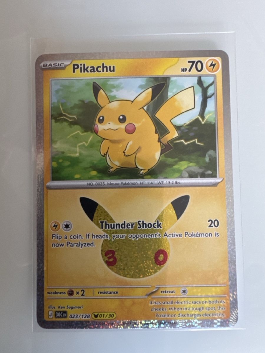 Pokémon Sammelbilder & Trading cards: Pikachu 30th celebration pokemon  – Neu (gemäss Beschreibung) aus Effretikon von lui_75tp