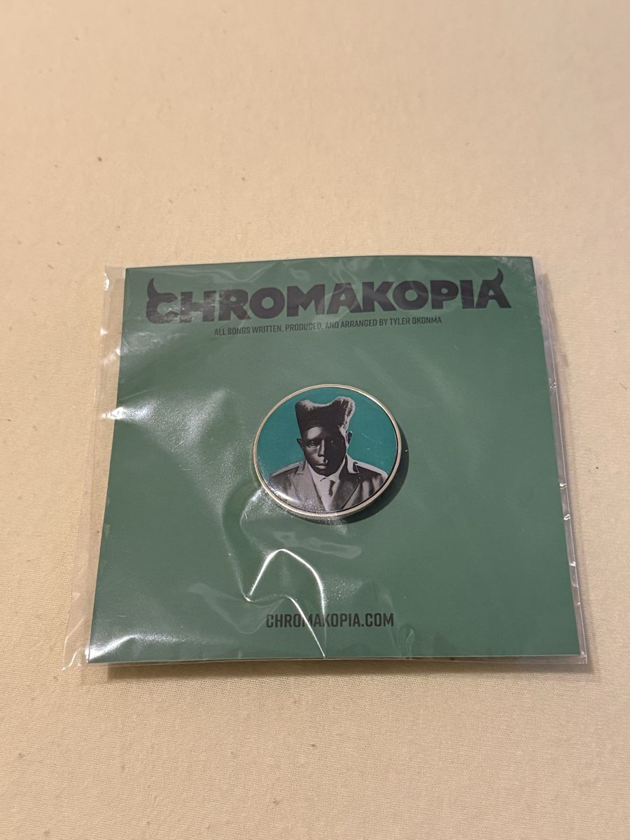 Placchette & Badge: Tyler The Creator CHROMAKOPIA VIP Patch + Pins – Nuovo e nell'imballaggio originale da Weinfelden venduto da ditsybliss 2