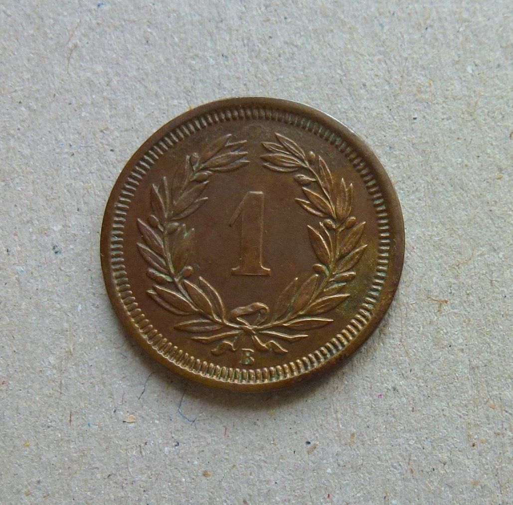 Tutti le monete: ++ 1 Rappen 1890, gute Erhaltung – Usato da Walkringen venduto da Casablanca777 1