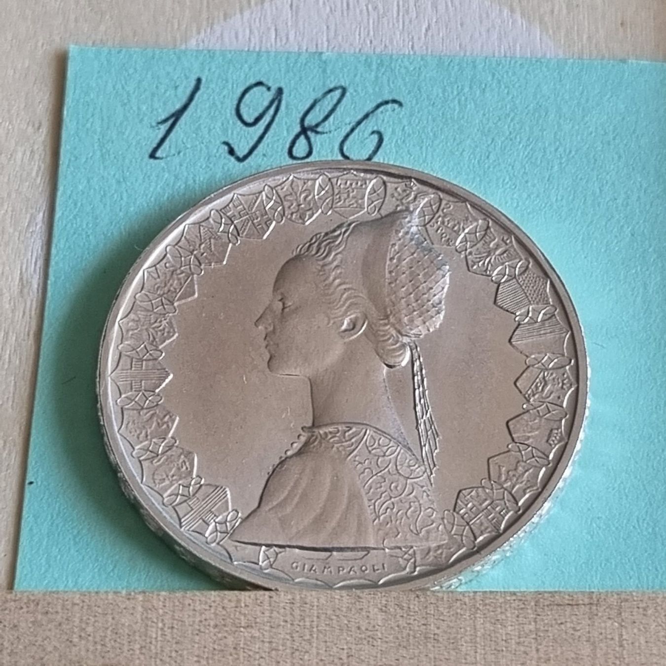 Tutti le monete: 500 Lire 1986 Italie ARGENT – Usato da Genève venduto da cor_2ryx