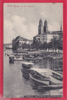ZÜRICH, WASSERKIRCHE, GROSSMÜNSTER, 13.8.1912