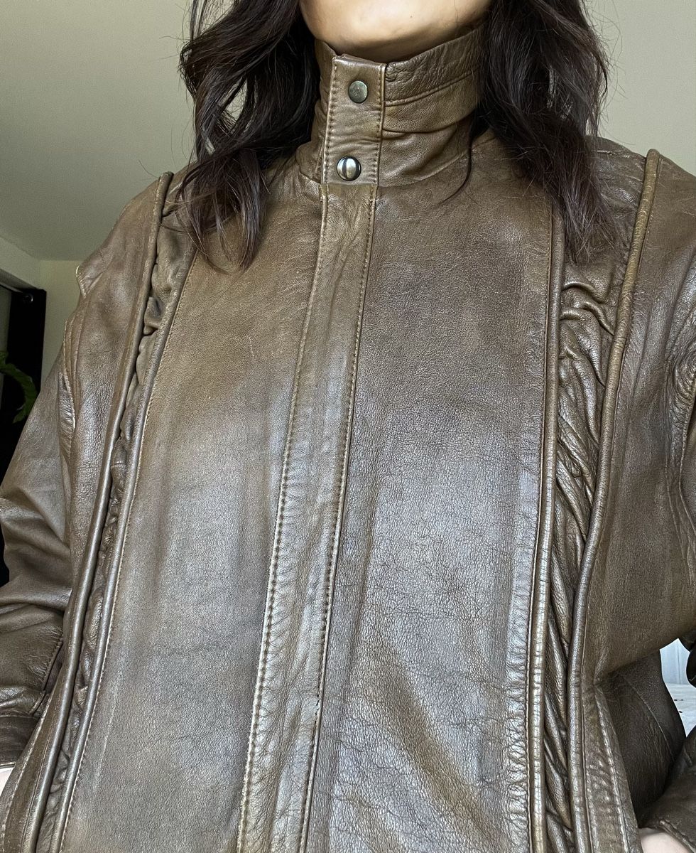Vestes: Vintage Lederjacke – D'occasion à Zürich par naviaa 2
